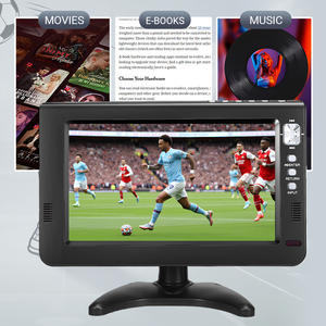 Téléviseur LCD portable 10 pouces avec télécommande, batterie 1500 mAh, ATSC DVB-T2, télévision numérique portable - Product Image 3