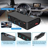 Allume-cigare le plus populaire 2026, 180W grande puissance, 4 ports USB, chargeur rapide pour voiture