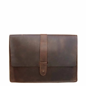 Housse de protection marron en cuir crazy horse <span class=keywords><strong>pour</strong></span> ordinateur <span class=keywords><strong>portable</strong></span> 13 pouces - Product Image 5