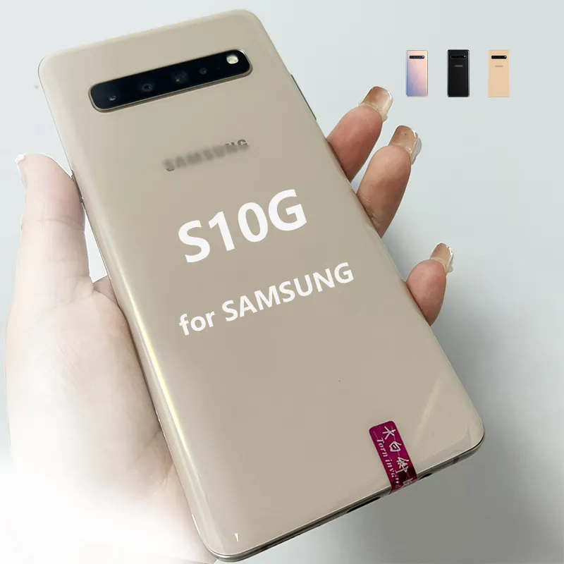 Téléphones mobiles débloqués à 2 mains Téléphones portables d'occasion Smartphone Android pour Samsung Note S10G Plus Original Mobile