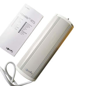 Moteur de rail de rideau motorisé Movelite35RTS - Contrôle sans fil RTS Garantie de sécurité Compatible avec la maison intelligente - Product Image 1