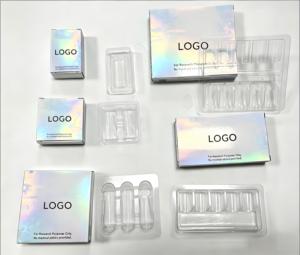 Custom Your logo <strong>Packaging</strong> 3ml 10ml Vial <strong>Labels</strong> and Box Printing Holographic Private <strong>Label</strong> 3ml 2 Pack Vial <strong>Packaging</strong> Box - Product Image 1