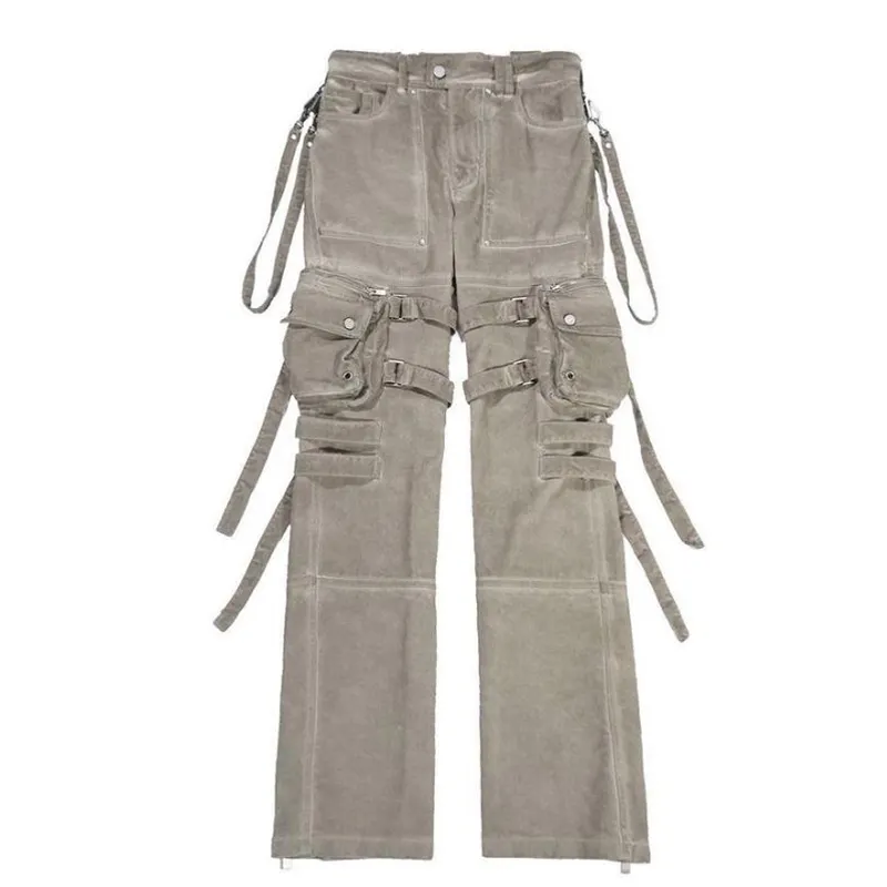 DiZNEW Customized Cargo Trousers Multi-Pockets Work Trousers Men's Workwear Pants Men Sports Overalls Pants