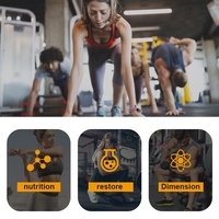 Supplément de Santé Protéine de Lactosérum Prise de Masse Créatine BCAA Rapide Amplifie le Soutien Musculaire Pour la Performance en Salle de Sport Poudre Pré-Entraînement