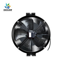 Ventilateur d'extraction axial de toit Sailair Upblast pour cuisine commerciale, résistant à la graisse, avec coupe-feu intégré, 12 pales, diamètre en acier au carbone