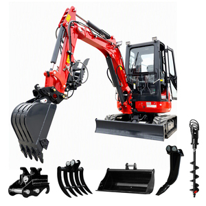 Envío Gratis: Mini Excavadora de 3.5 Toneladas con Motor EPA 5, Excavadora de Orugas de 1, 2 y 3 Toneladas, Máquina Excavadora para Granja y Hogar - Product Image 6