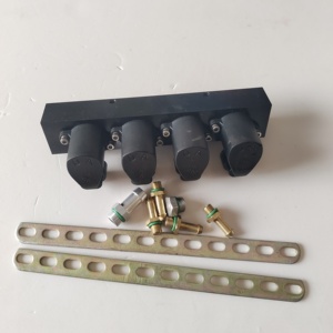 CNG-Gas-Zubehör und -Armaturen Aluminium-Führungsschiene für 4-Zylinder-Kraftstoffeinspritzer von CNG-Fahrzeugen CNG-Gasbetriebene Schienenfahrzeuge - Product Image 5