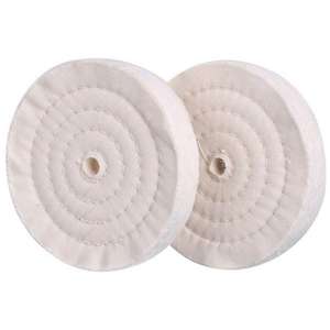 Tampons de polissage en laine extra épais de 6 pouces (70 plis) pour meuleuse d'établi avec trou de montage de 1/2 po - Product Image 5