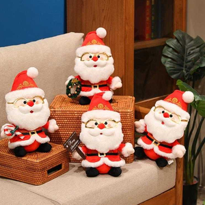 Vente chaude usine : Mini jouets en peluche Squishy de Noël, motif Père Noël de dessin animé, jouets pour machine à griffes et jeux d'arcade - Product Image 1