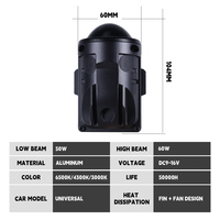2 pouces Projecteur antibrouillard Tri Couleur Projecteur antibrouillard Laser pour voitures H8 H11 Moto Phare antibrouillard Projecteur antibrouillard