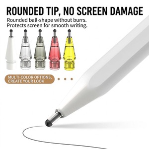 หัวปากกาเปลี่ยนได้ Ksentry <span class=keywords><strong>ส</strong></span>ำหรับ iPad Pro รุ่นที่ 1/2 ทำ<span class=keywords><strong>จ</strong></span>ากพลาสติกและโลหะ - เครื่องมือเขียนที่ทนทาน ความแข็ง 2B 2H - Product Image 3