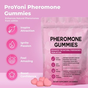 OEM Pheromon Gummies Candy Natural Hormone Balance Ballaststoff zusatz mit rutschiger Ulmen rinde, Maca-Wurzel für Frauen und Männer - Product Image 3