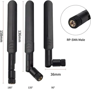 Antena de longo alcance 2.4g 5.8g 4g omnidirectional antena 5km wifi ao ar livre dual band antena wifi