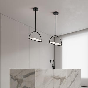 Decoración nórdica para el hogar, lámpara colgante de hierro negro, luz colgante de techo para mesa de comedor, Isla de cocina - Product Image 5