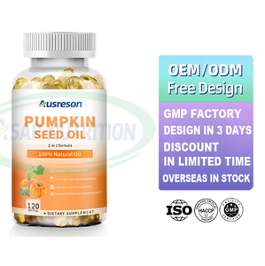 Ausreson Vegan <span class=keywords><strong>Pumpkin</strong></span> <span class=keywords><strong>Seed</strong></span> <span class=keywords><strong>Oil</strong></span> 3000mg <span class=keywords><strong>Softgel</strong></span> Cápsulas e Batana <span class=keywords><strong>Oil</strong></span> Organic <span class=keywords><strong>Pumpkin</strong></span> <span class=keywords><strong>Seed</strong></span> <span class=keywords><strong>Oil</strong></span> <span class=keywords><strong>Softgel</strong></span> para cabelo e pele - Product Image 2