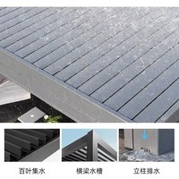 Pergola motorisée à lames orientables en alliage d'aluminium, directement de l'usine (modèle pavillon) pour patios, villas, terrasses – Protection solaire efficace