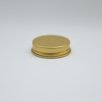 Tapa de Aluminio Roscada de 38mm*11mm, Stock de Fábrica, Muestra Gratis Disponible, Apta para Diversas Latas