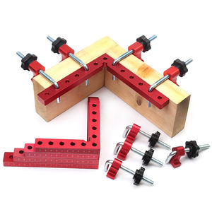 Pince d'établi réglable en aluminium Fixation rapide Angle droit Gabarits de menuiserie Coin 90 degrés Pince Woodpecker - Product Image 1