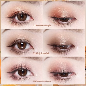 Paleta <span class=keywords><strong>de</strong></span> Sombras <span class=keywords><strong>de</strong></span> <span class=keywords><strong>Ojos</strong></span> <span class=keywords><strong>de</strong></span> Nueve Colores, Resistente al Agua, Certificada por MSDS, Acabado Mate, Brillante, Perlado, con Destellos, Tonos Tierra Ahumados, Gran Venta - Product Image 4