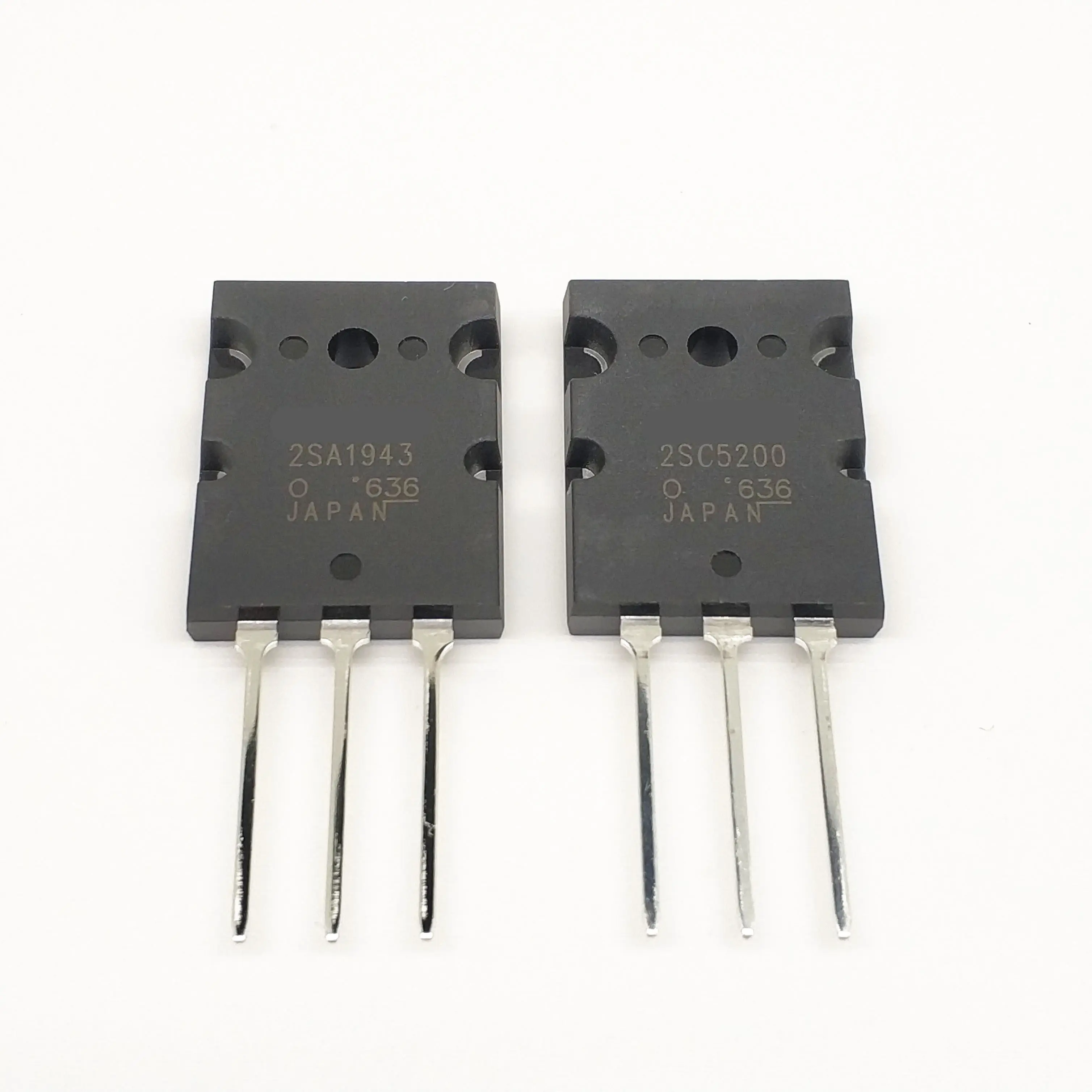 Transistores originales 2SC5200-O 2SA1943-O, piezas electrónicas de La TO-3P IC 2SC5200 2SA1943 C5200 A1943, transistores para PCB