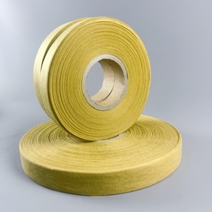 Tissu non tissé jaune imprégné, matière de qualité alimentaire pour embout buccal jetable HM471 - Product Image 1
