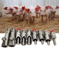 最も安いステンレス鋼の動物の水を飲む豚農場のための自動家禽豚乳首酒飲み