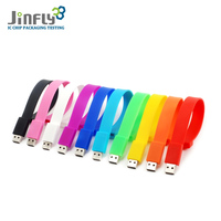 Flash drive USB portabel 2.0/3.0, gelang memori USB Flash drive 16Gb 32Gb 64Gb 128Gb