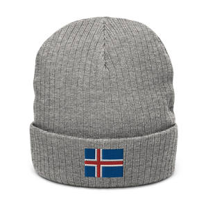Bonnet en polyester recyclé avec drapeau <span class=keywords><strong>d</strong></span>'<span class=keywords><strong>Islande</strong></span> - Product Image 4