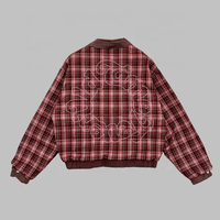 Veste d'entraîneur réversible pour hommes, fermeture éclair complète, col montant, tenue polyvalente, tissu durable, léger, résistant à l'eau, décontracté
