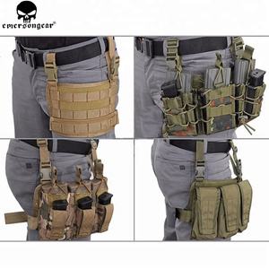 Tactical Combat Clip Drop Modular <b>Leg</b> Dump Molle Panel Pouch Nylon Hunting <b>Holster</b> Tools - Product Image 1