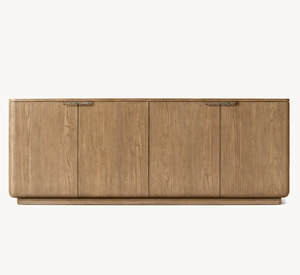 Aparador de 4 puertas Ciro hecho a mano de abeto europeo cepillado con alambre de diseño contemporáneo moderno OEM Sassanid - Product Image 3