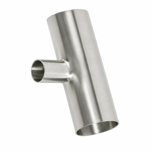 Conector en T de Acero Inoxidable Sanitario 304L, Electropulido, Grado Alimenticio, Acabado Mate, Forjado - Product Image 4