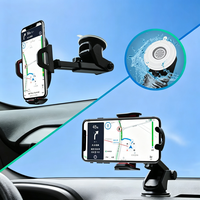 Nouveau support de téléphone portable tendance pour accessoires de voiture, fixation par ventouse sur pare-brise, support mobile pour grille d'aération, support de téléphone portable portable pour bureau, logo OEM