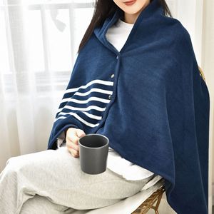 Vente en gros de couvertures en polaire côtelée de couleur Morandi, ultra-douces, légères, pour la décoration de la maison, avec logo personnalisé OEM, coffret cadeau - Product Image 5