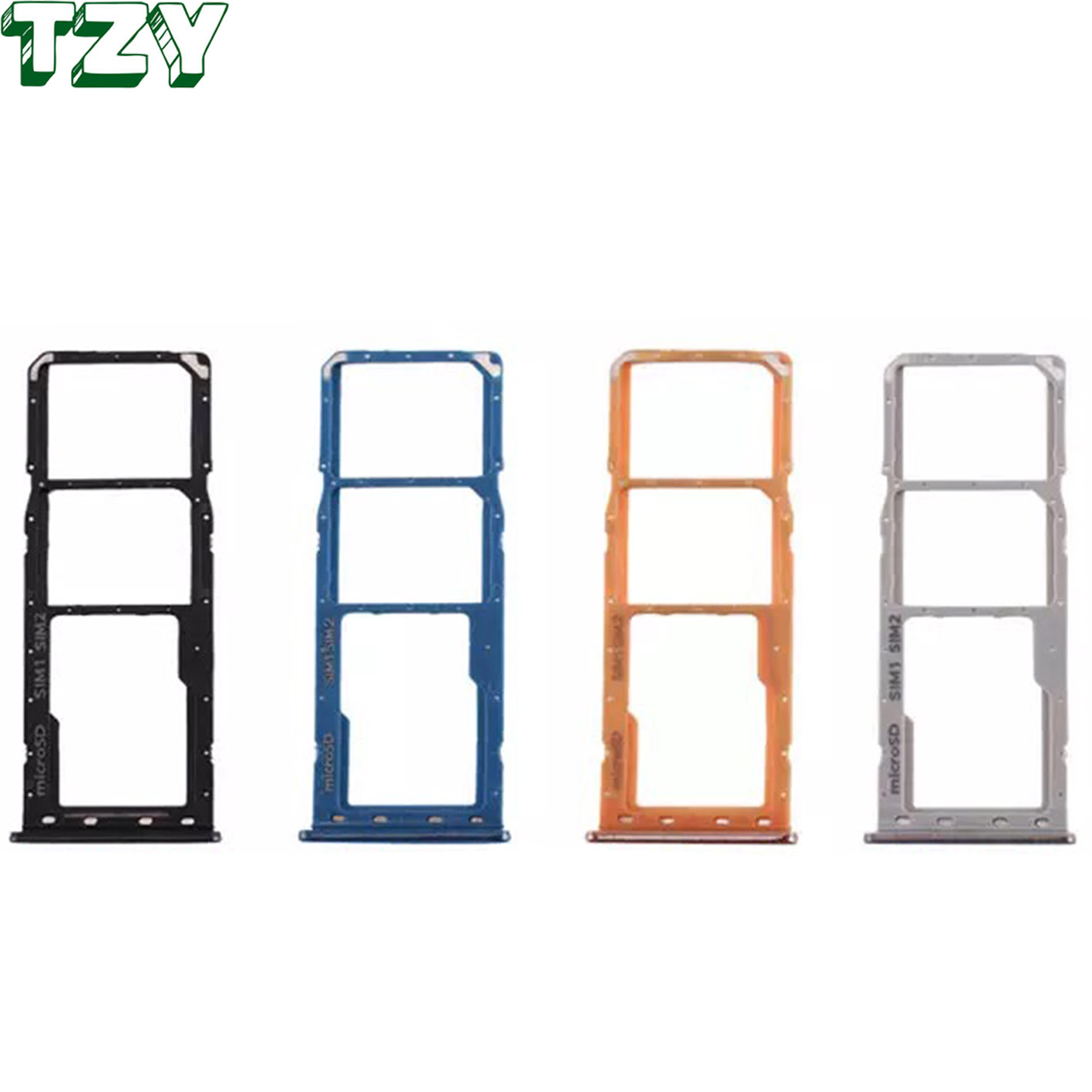 Заводская Низкая цена держатель Sim-карты Гнездо Слот лоток черный для Samsung A20 A205 с коротким сроком доставки