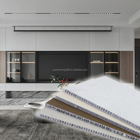 Panneau en aluminium SPC décoratif, imperméable, résistant à l'humidité, facile à installer