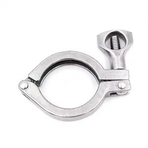 HEDE Direct Sells Sanitary Stainless Steel SS304 SS316L Heavy Duty Single Pin Tri Clamp