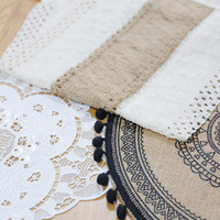 Vente en gros de serviettes de cuisine en tissu de lin pour restaurant, hôtel, maison, décoration de table, serviettes en lin et coton réutilisables personnalisées
