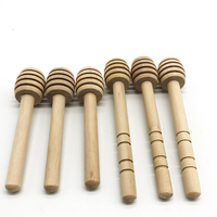 YUESHEN - Cucharas de madera personalizadas para mezclar miel, varillas para miel, piezas mecanizadas por CNC