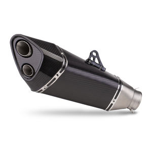 <span class=keywords><strong>Silencieux</strong></span> d'échappement de moto universel 51MM <span class=keywords><strong>Yoshimura</strong></span> R11 Double trou <span class=keywords><strong>silencieux</strong></span> modifié en Fiber de <span class=keywords><strong>carbone</strong></span> pour Cbr250rr Crf150 Mt03 Mt15 - Product Image 1