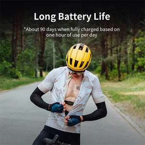 XOSS X2 PRO IPX7 - Banda Pectoral Inteligente con Monitor de Ritmo Cardíaco, Resistente al Agua, Bluetooth, ANT+, Alcance de 10 m, para Ciclismo, Running y Deportes al Aire Libre - Product Image 4