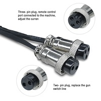 VECTOR Pédale de commande à distance pour soudeuse à l'arc à l'argon, connecteur mâle 5 broches, pour soudage TIG Stahl Werk