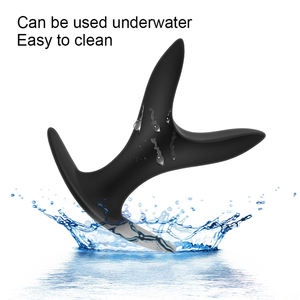 アナルセックストレーナーシリコンジュエル付きバットプラグ、初心者向けアナルセックストイキット（男性、女性、カップル向け） - Product Image 4