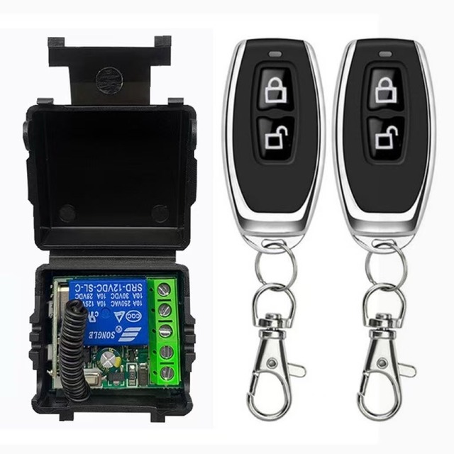DC12V 10A Single-Channel Wireless Switch Multi-Functional Access Control Remote Control LED Light Electronic Door Controller for