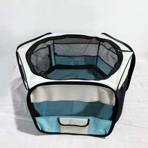 Corral Plegable para Mascotas, Antiarañazos, con Laterales Suaves, para Exteriores, con Logotipo Personalizado, Transpirable, para Perros y Gatos - Product Image 1