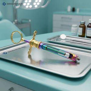 Seringue chirurgicale vétérinaire Odontomed 2011, modèle ODM, acier inoxydable allemand, réutilisable, design ergonomique, certifié CE ISO - Product Image 3