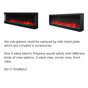 Chimenea eléctrica <span class=keywords><strong>Artificial</strong></span> de 40, 50, 60, 70, 80 y 90 pulgadas, 3D, Media pared - Product Image 4