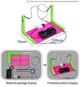 Equipo <span class=keywords><strong>de</strong></span> Entrenamiento Manual Pequeño para Experimentos <span class=keywords><strong>de</strong></span> Tecnología con Sonido, Luz y Línea <span class=keywords><strong>de</strong></span> Fuego para Estudiantes <span class=keywords><strong>de</strong></span> <span class=keywords><strong>Primaria</strong></span>, Interesante y Conductor - Product Image 4