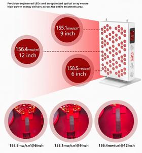 Panneau de luminothérapie rouge GLPE à 7 longueurs d'onde avec logo personnalisé, 0,0uT EMF, panneau de lumière rouge NIR de bureau 630-1060nm pour clinique professionnelle - Product Image 3
