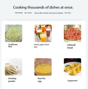 Batidora de Inmersión Comercial, Batidora de Varilla Eléctrica, Batidora de Alimentos Portátil de Acero Inoxidable, Licuadora para Jugos, Batidora de Cocina - Product Image 5